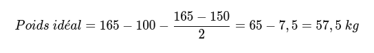 Exemple de calcul avec la forumule de Lorentz