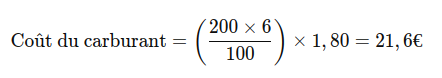 Exemple calcul